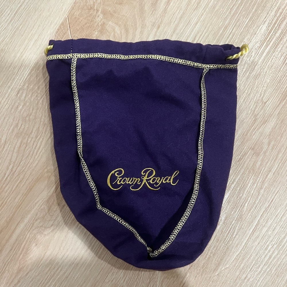Crown Royal drawstring bag